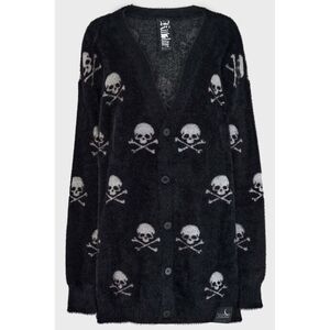 Skull Smasher Cardigan Black